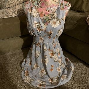 Adorable Strappy casual dress sz M ( fits juniors s/m)